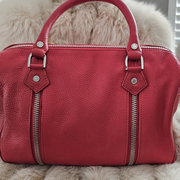 Zadig & Voltaire Sunny Medium Red Bowling Hand & Shoulder Bag - Picture 2 of 12